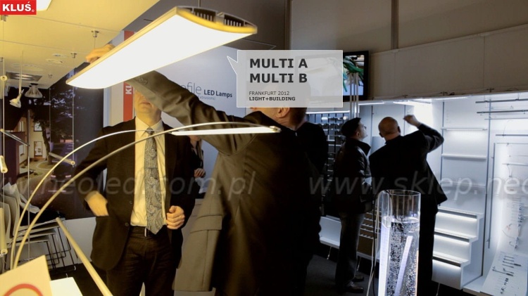 Przykładowa oprawa led zbudowana w oparciu o profil Multi