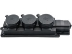 Listwa gumowa 3 gniazdowa 3x2P+Z IP44 PAWBOL