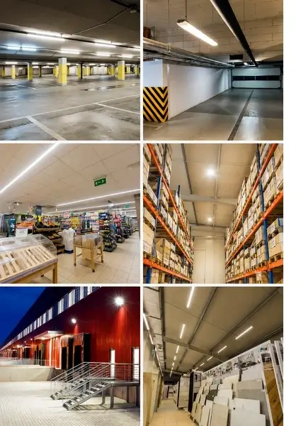 Lampy przemysłowe LED, oprawy oświetleniowe przemysłowe