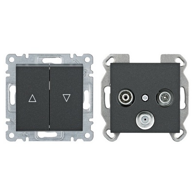 Seria Hager Lumina czarna