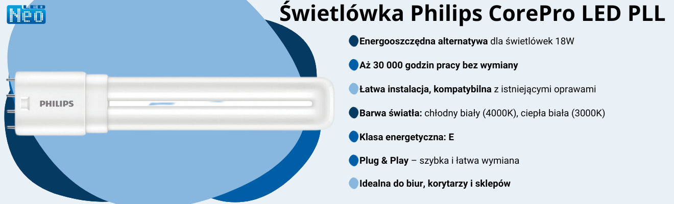 świetlówka philips led 3000k i 4000k