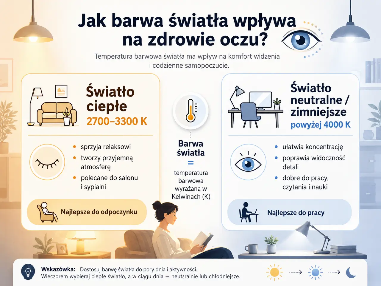 Jak barwa światła wpływa na zdrowie?