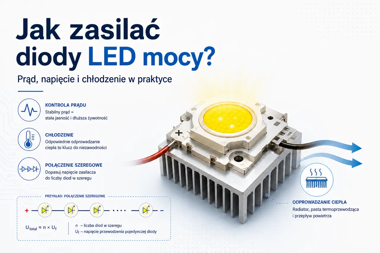 Jak zasilać diody LED mocy