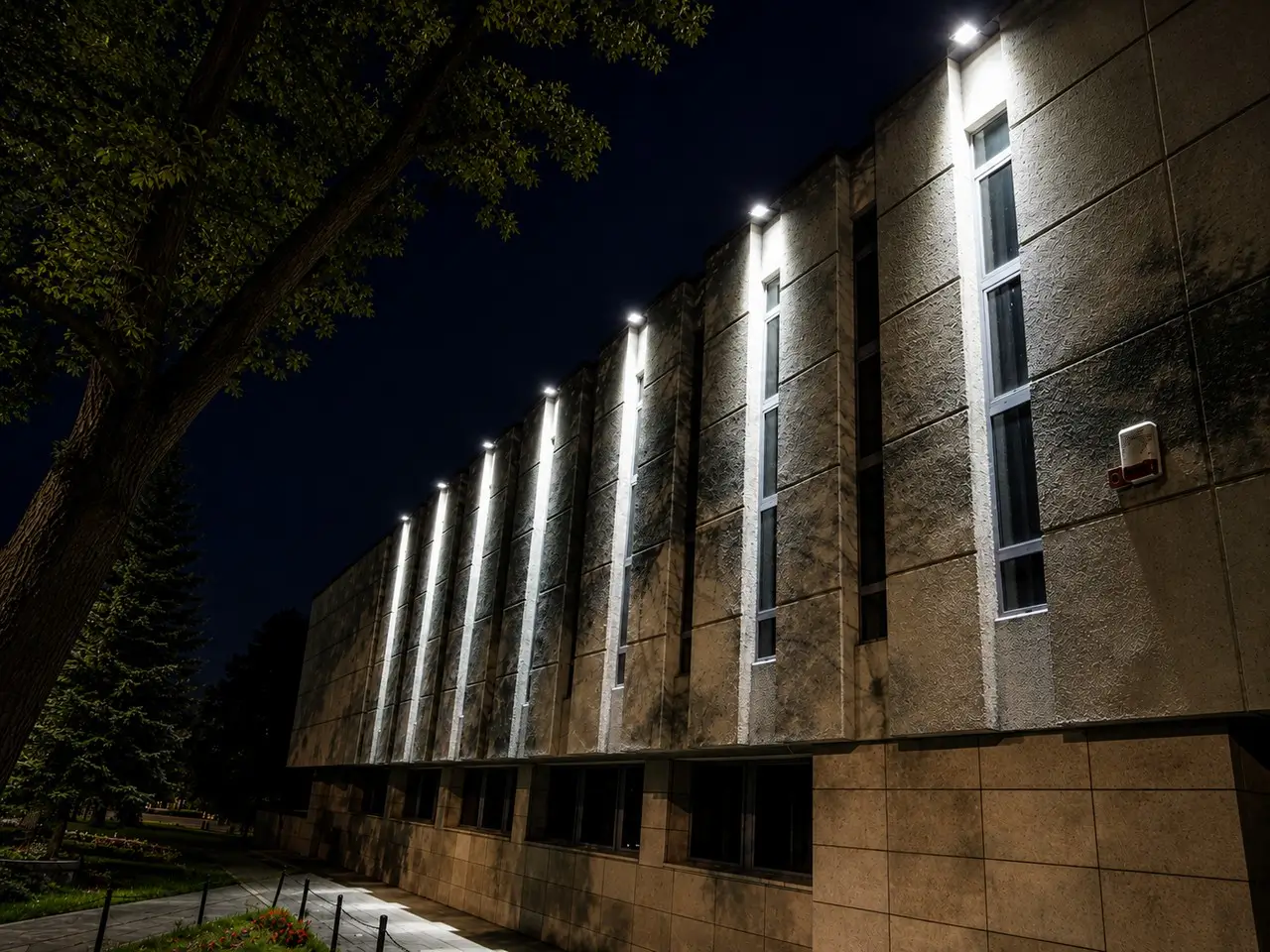 Centrum Kultury Muza Lubin oświetlenie