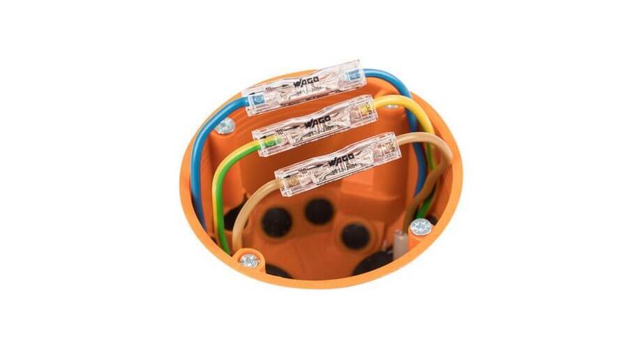 Złączki WAGO do puszek instalacyjnych
