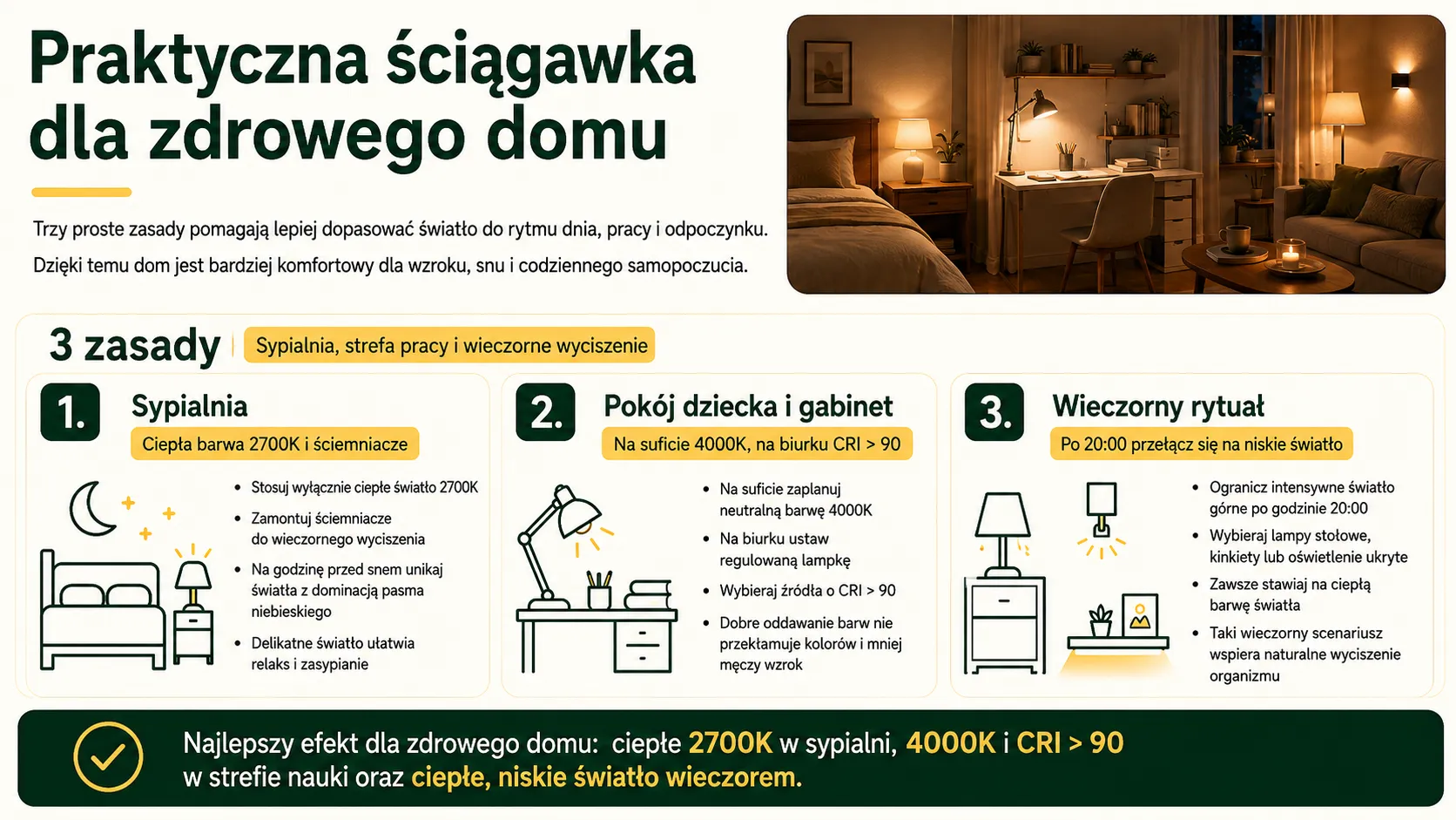 Praktyczna ściągawka dla zdrowego domu