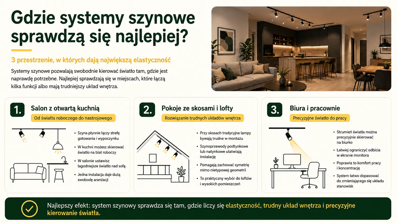 Gdzie systemy szynowe sprawdzą się najlepiej?