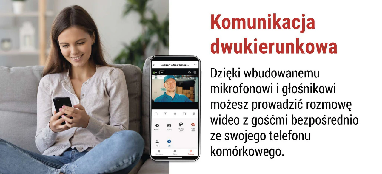Aplikacja EMOS GoSmart i zapis nagrań