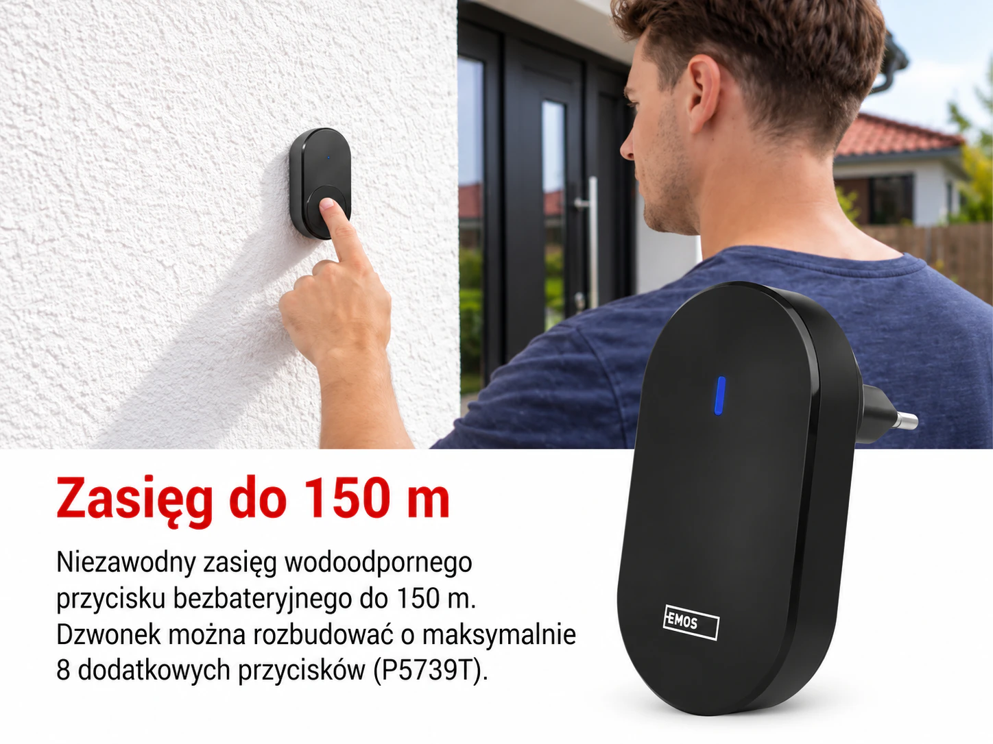 Bezprzewodowy dzwonek EMOS P5739B