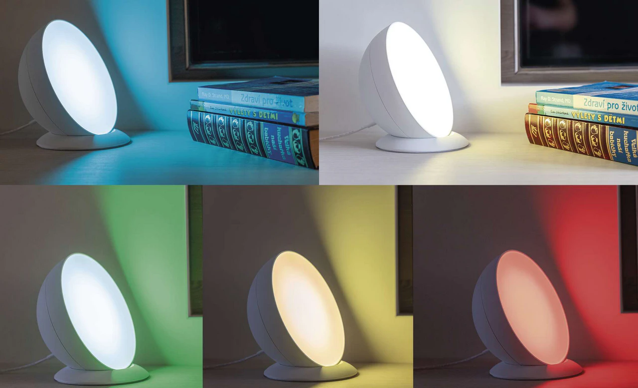 Biała lampa Ambilight RGB CCT – regulacja kolorów i barwy światła
