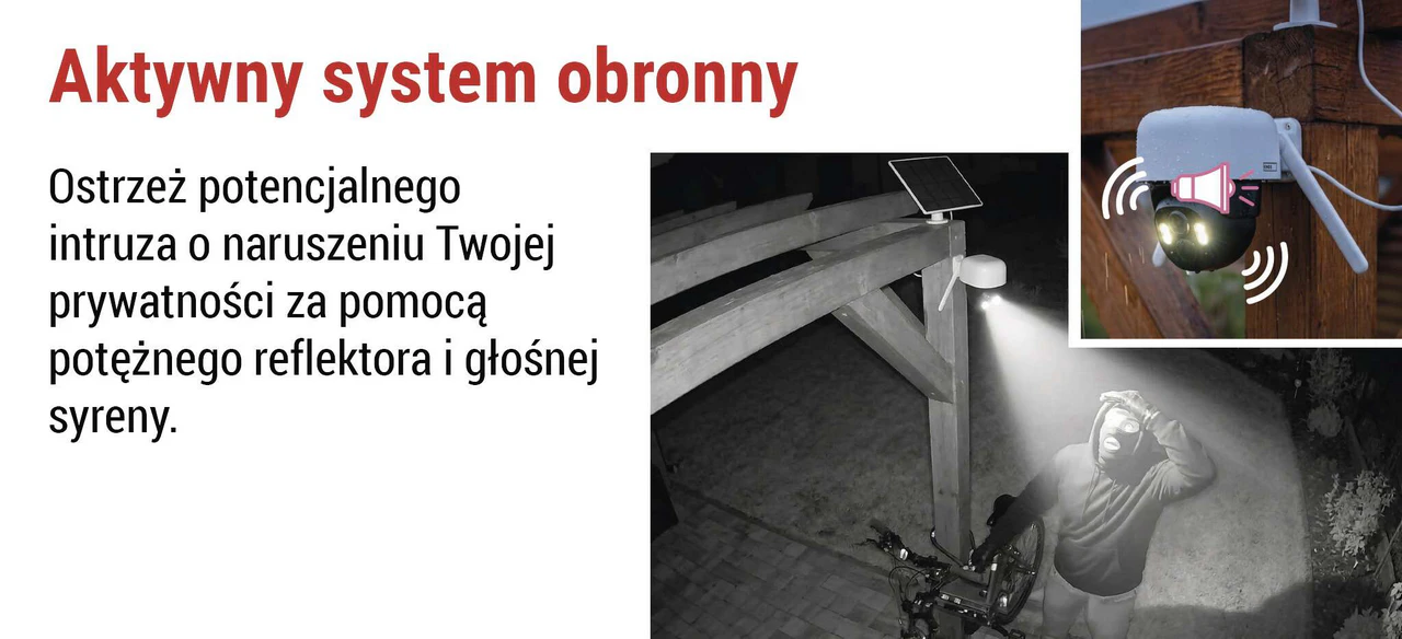 Detekcja ruchu i monitoring nocny
