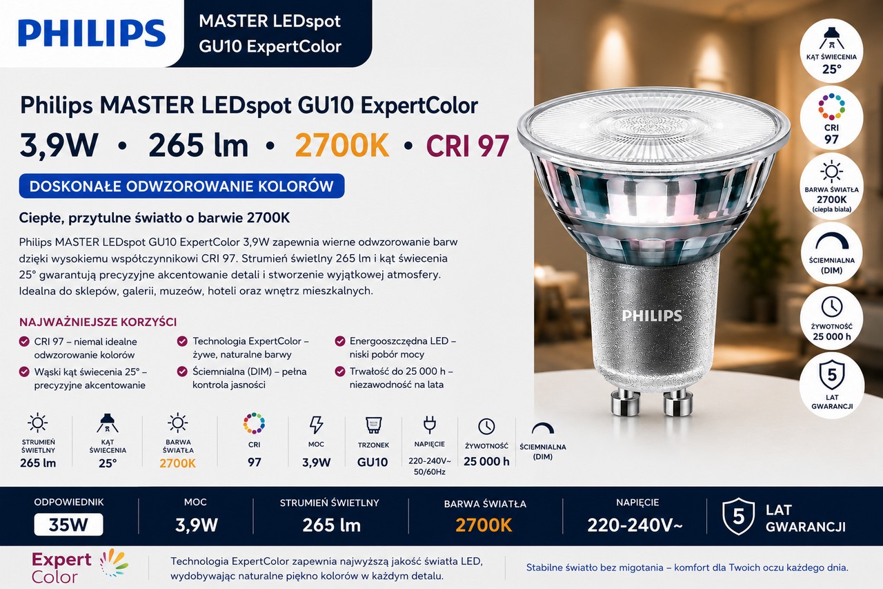 GU10-3.9W-WW-25D-DIM