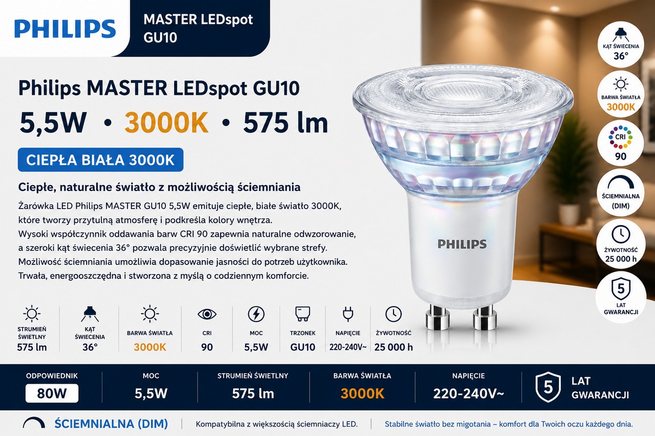 GU10-5.5W-930-8272