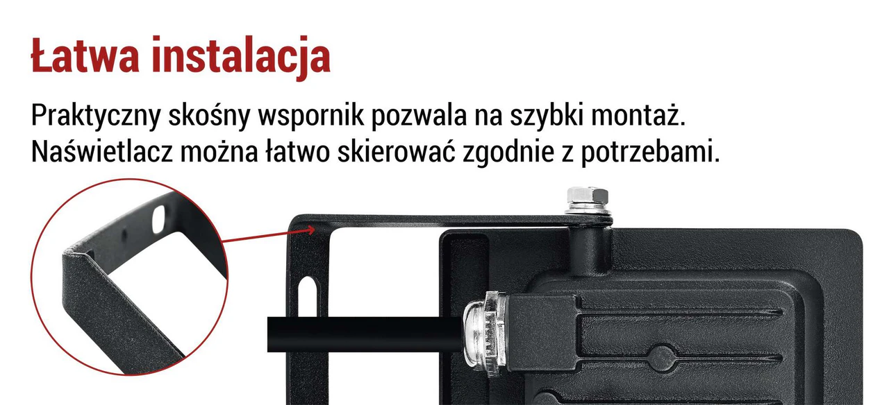 Instalacja Naświetlacz LED TAMBO EVO