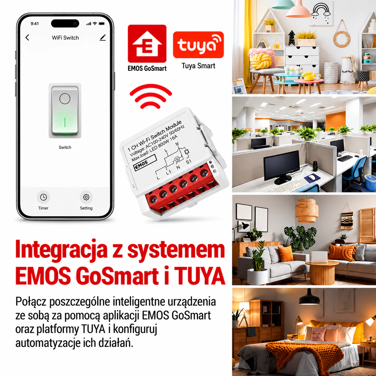 Integracja EMOS GoSmart i TUYA