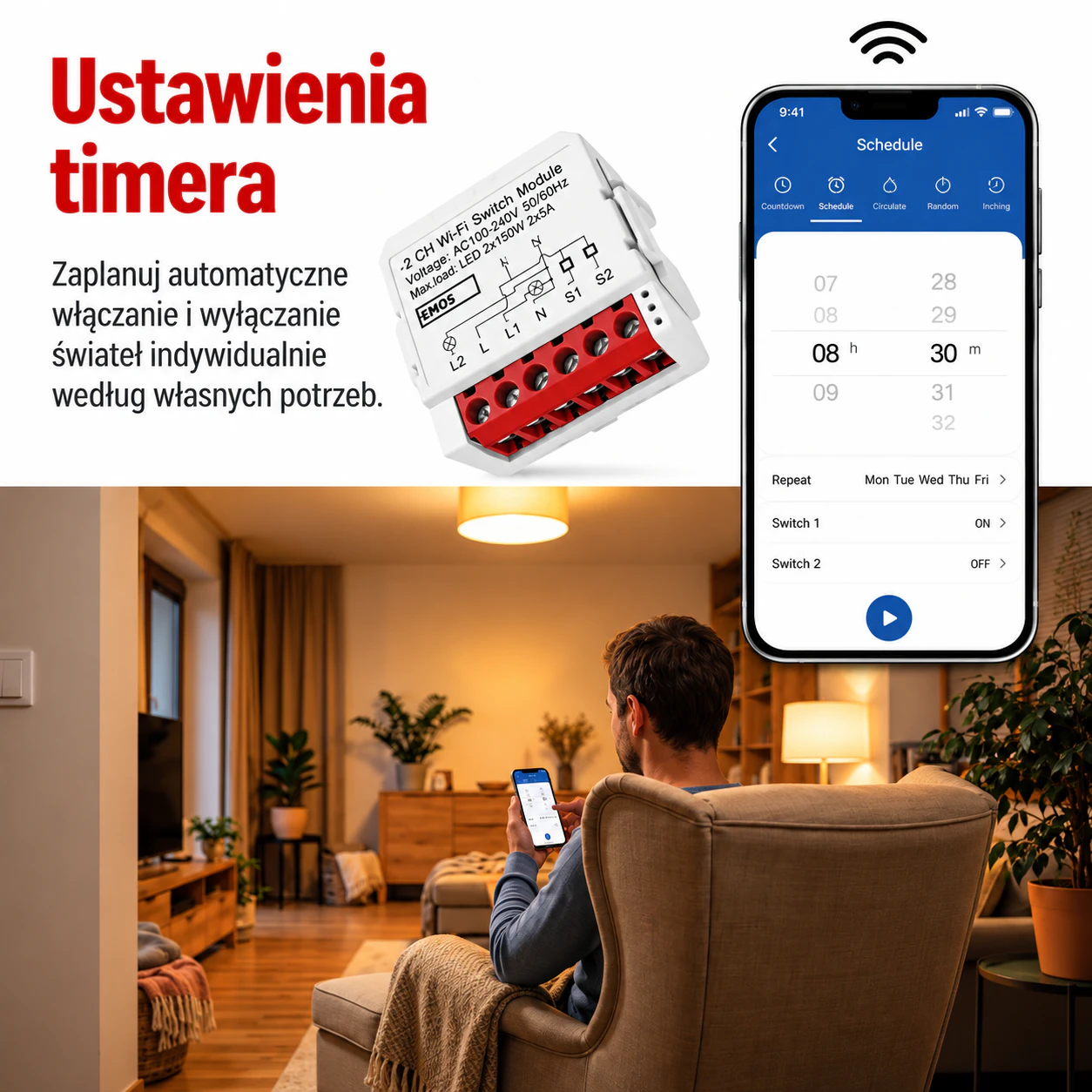 Inteligentne sterowanie światłem w domu