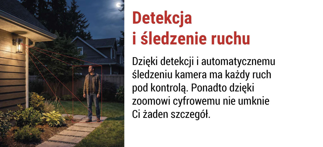 Kamera obrotowa 4 MP z automatycznym śledzeniem ruchu