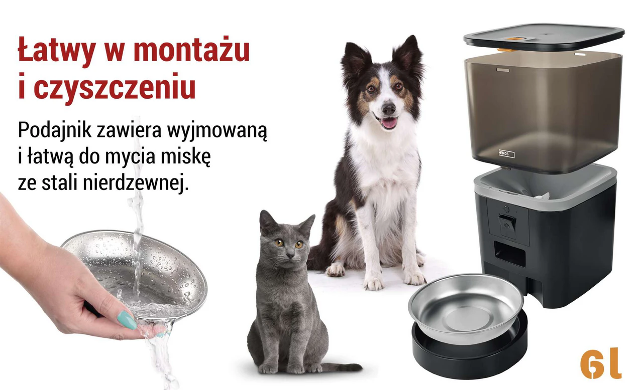 Konstrukcja i czyszczenie karmidła H6006