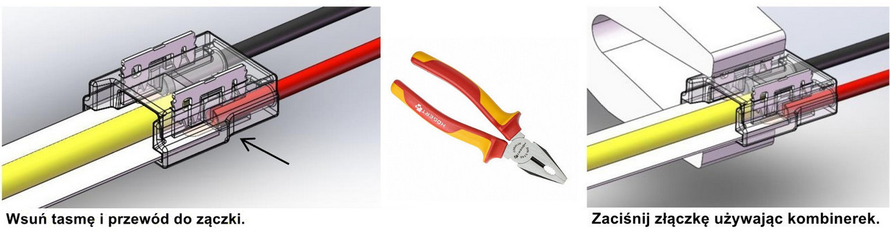 Jak zastosować złączkę do taśmy LED