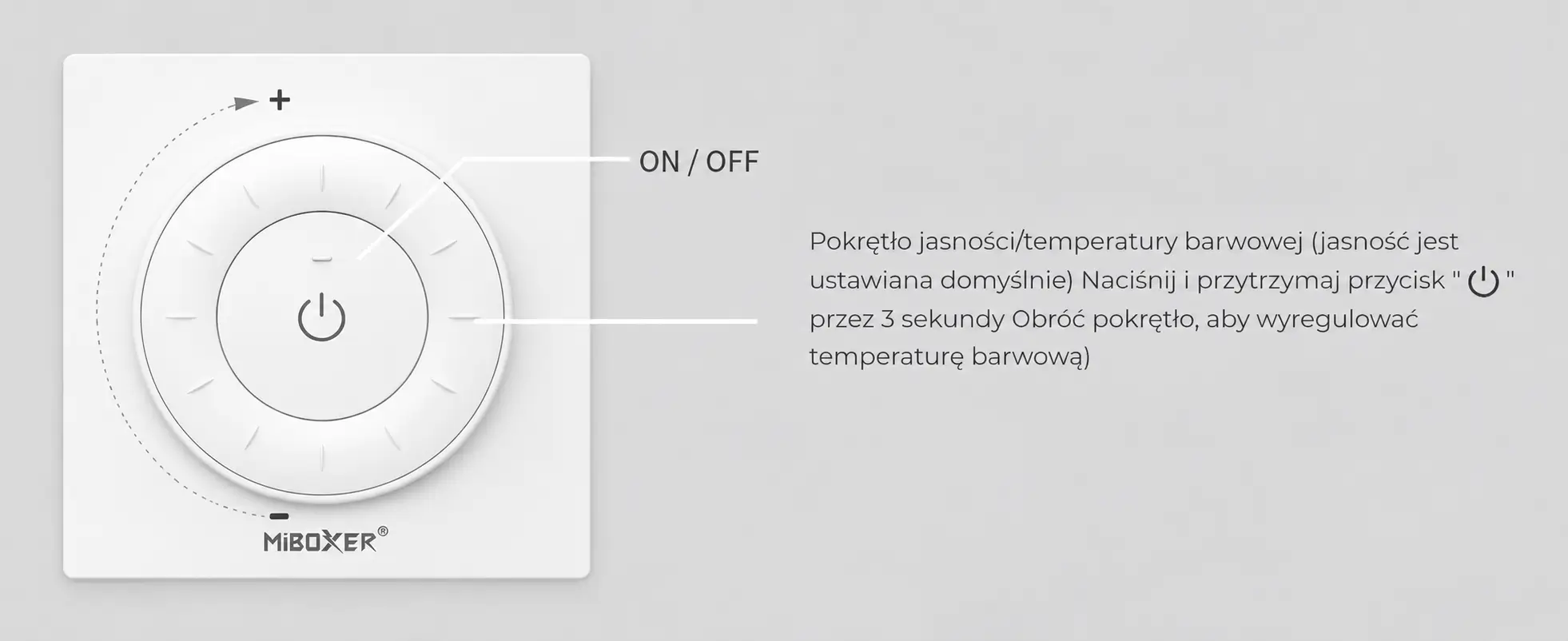 Panel sterowniczy LED Miboxer K3