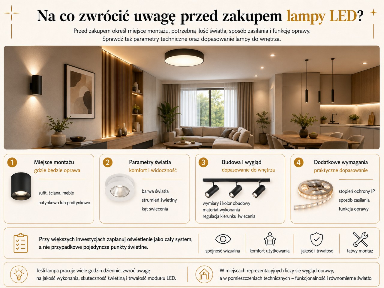 Na co zwrócić uwagę przed zakupem lampy LED?