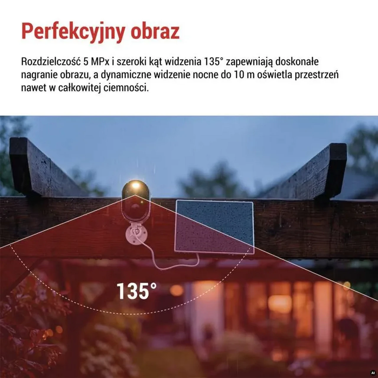 Obraz 5 MP i monitoring po zmroku