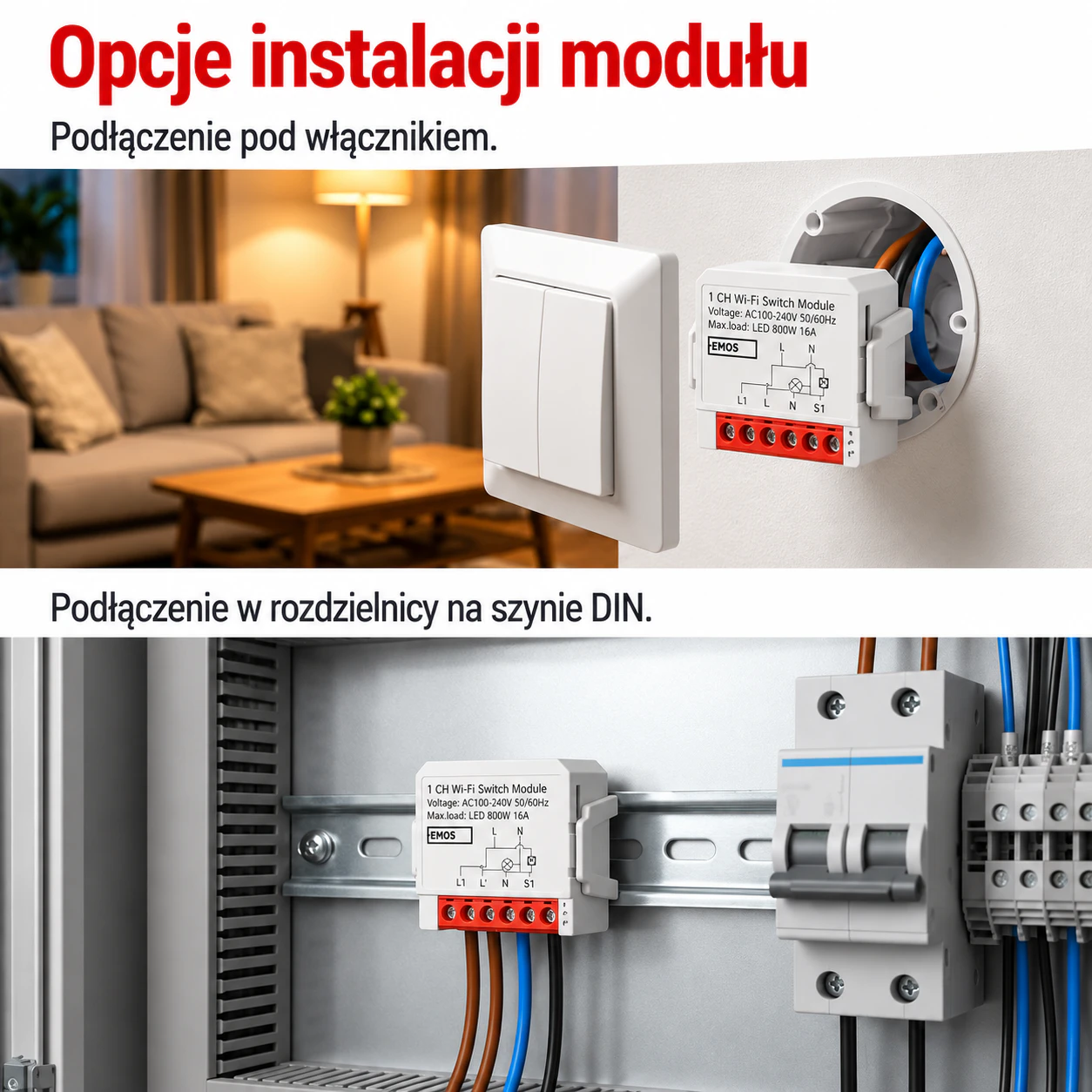 Opcje instalacji modułu