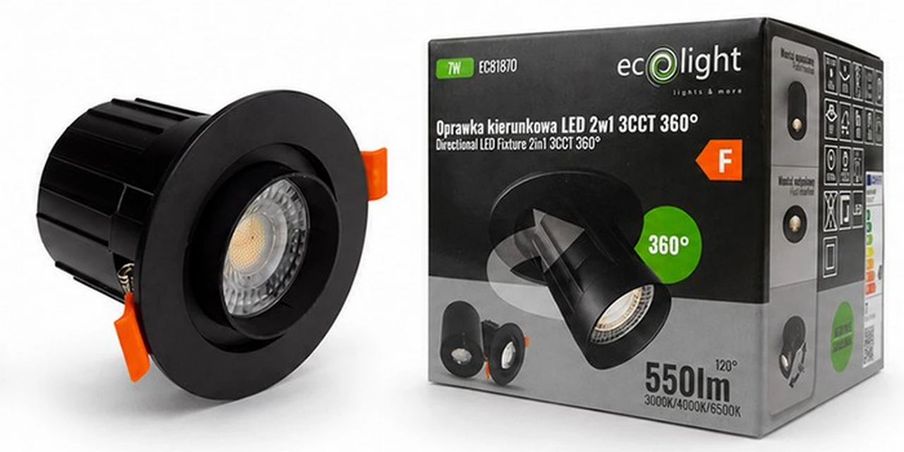 Oprawa LED 2w1