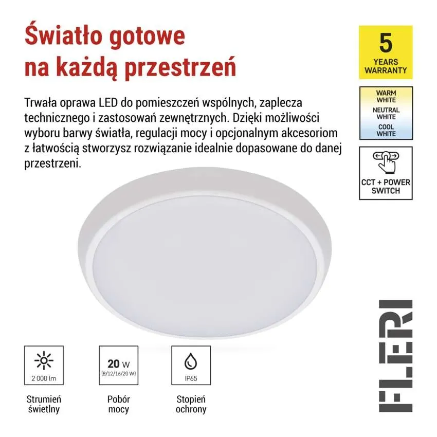 Plafon LED EMOS FLERI ZM3012