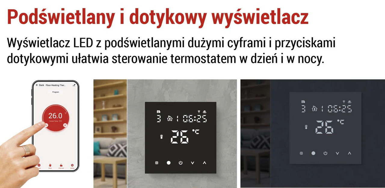 Podświetlany wyświetlacz