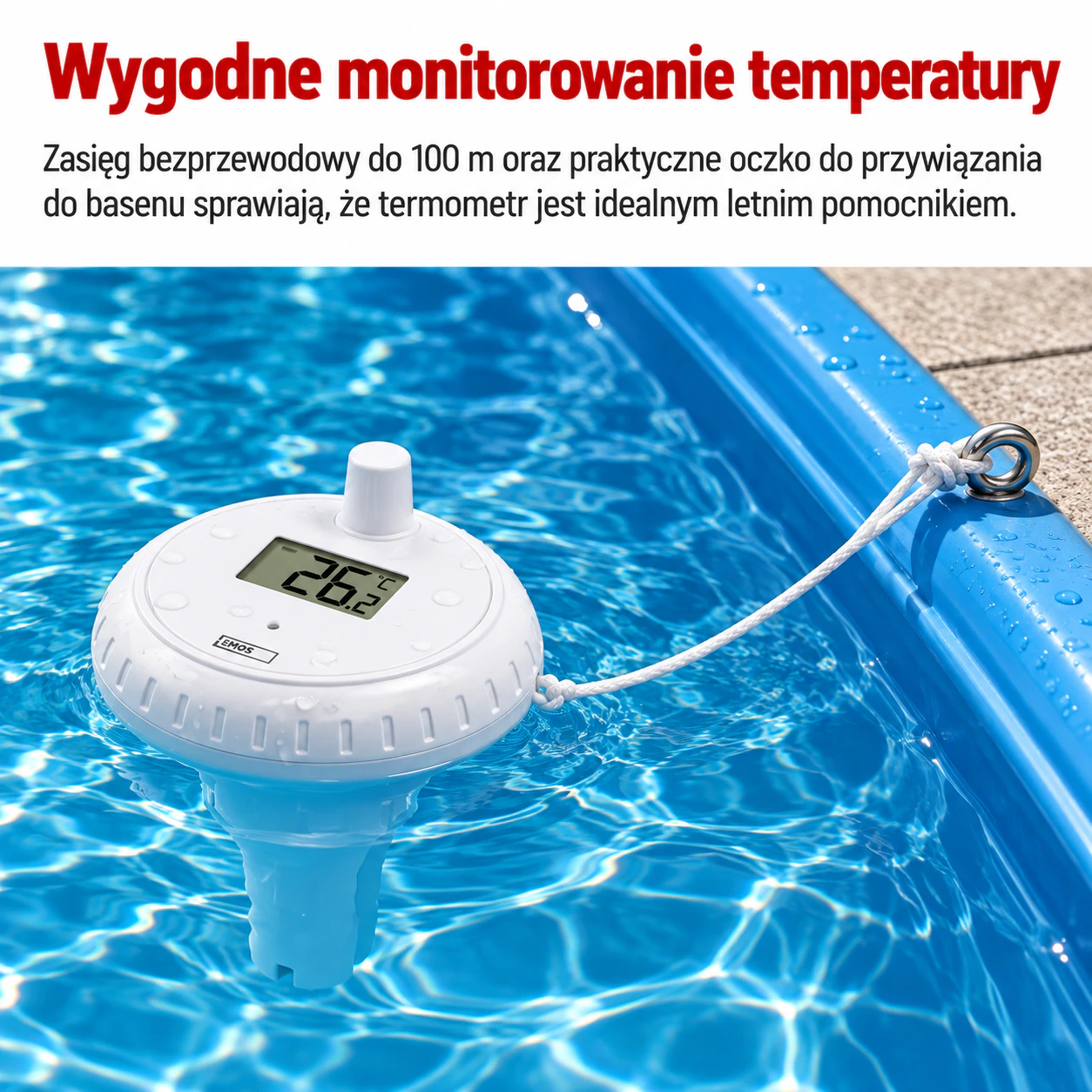 Pomiar temperatury wody i transmisja 433 MHz