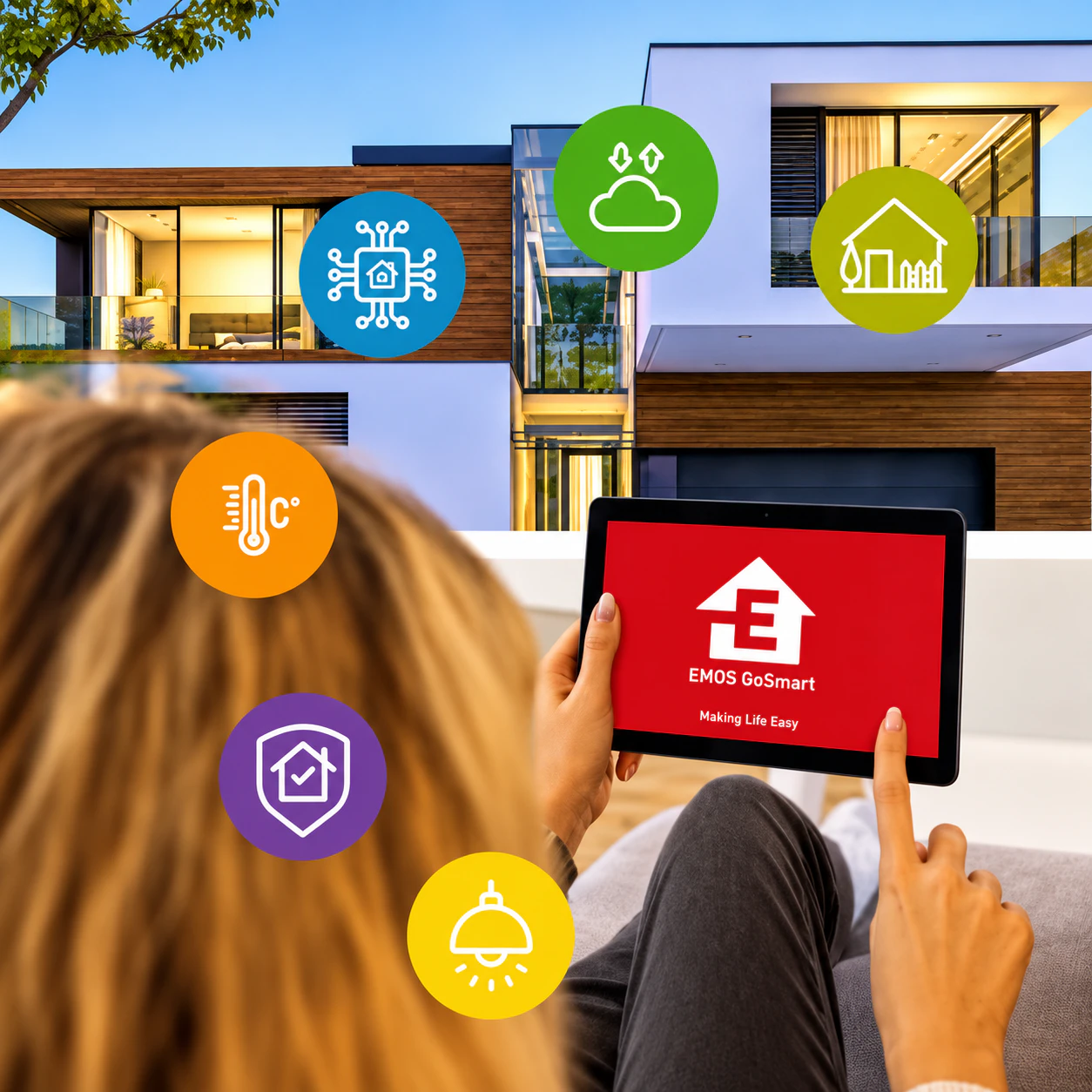 Sterowanie przez EMOS GoSmart, Wi-Fi i Bluetooth