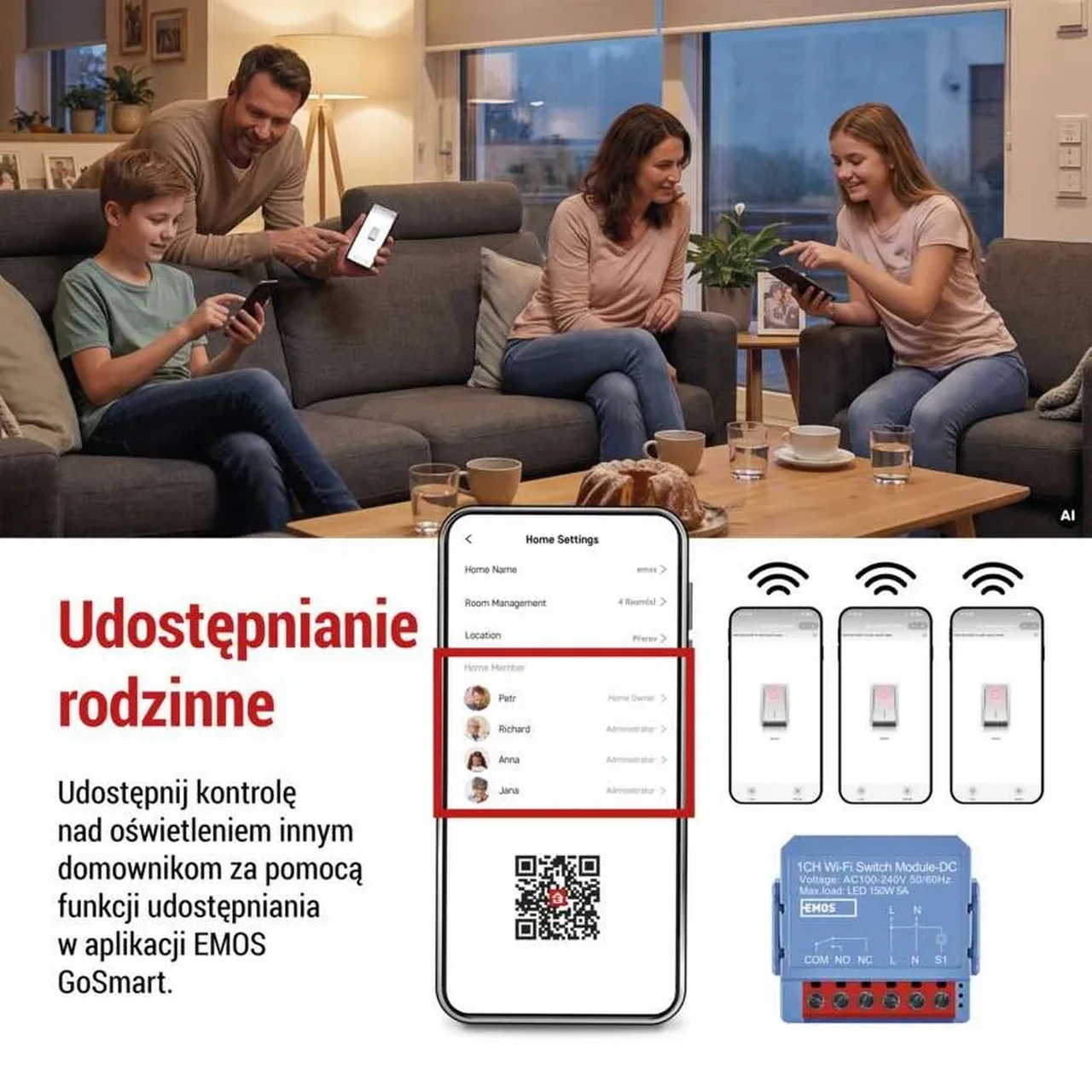 Udostępnienie EMOS GoSmart IP-2241DCW