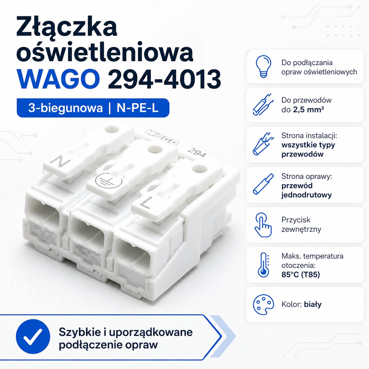 Złączka WAGO 294-4013