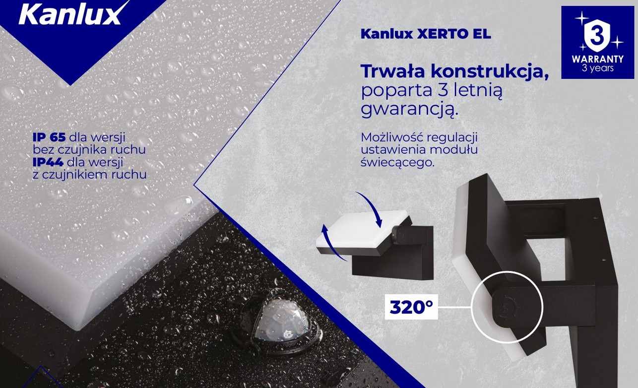 Oprawa elewacyjna XERTO Kanlux