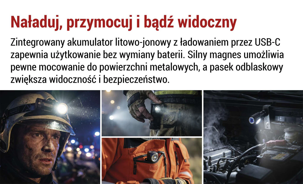 Zastosowanie latarki czołowej LED 500 lm