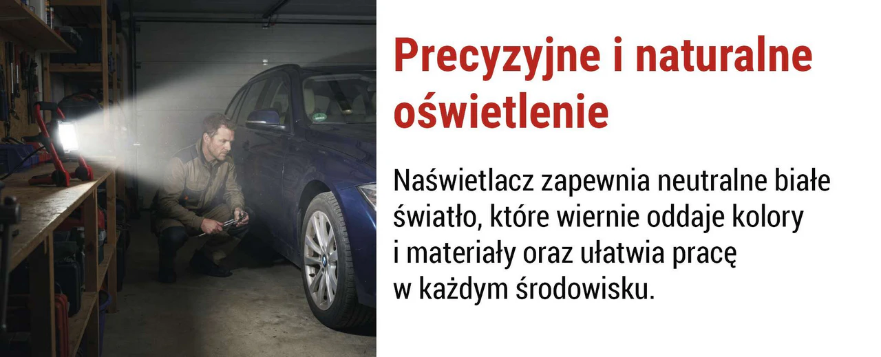 Zastosowanie naświetlacza roboczego ELION 20W