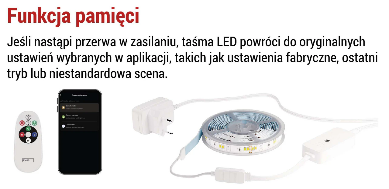 Zastosowanie taśmy LED EMOS ZPW218R