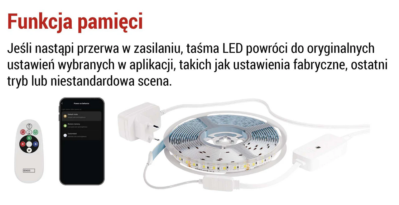 Zastosowanie taśmy LED EMOS ZPW518R