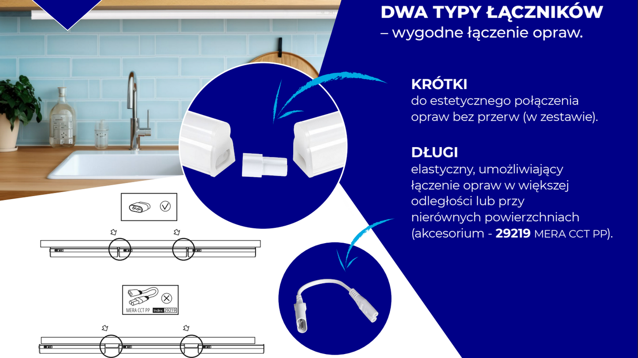 Osprzęt do opraw meblowych MERA LED CCT