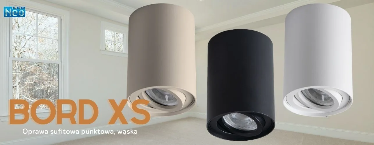 Oprawa sufitowa natynkowa BORD XS Kanlux
