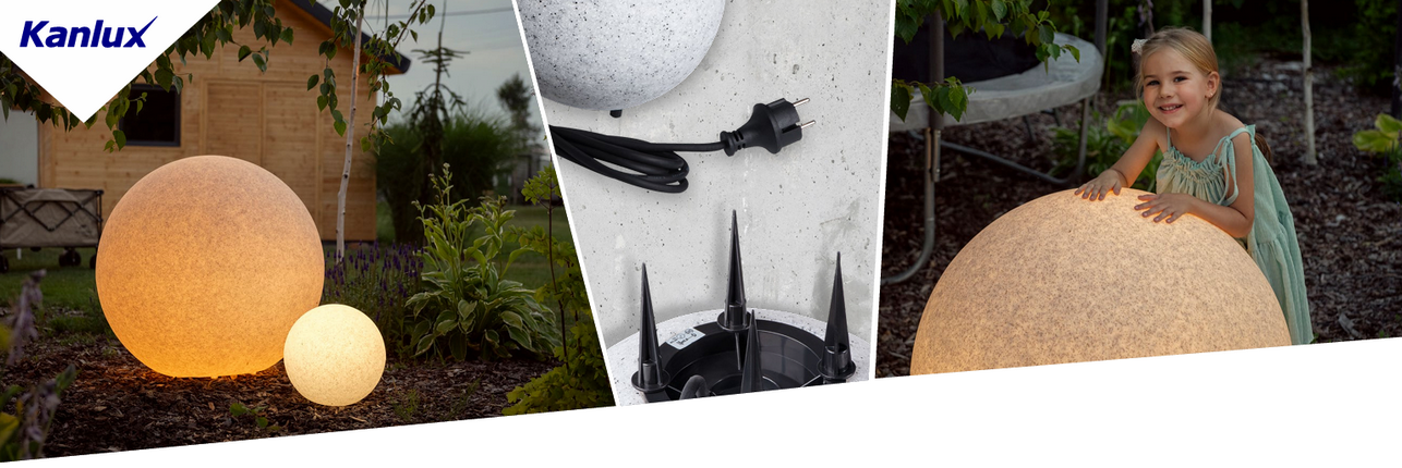 Kula oświetleniowa do ogrodu