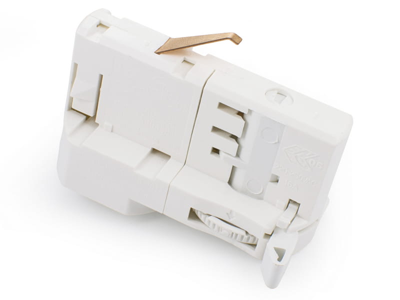 Adapter 3-fazowy do szynoprzewodów biały PRO-0222-W